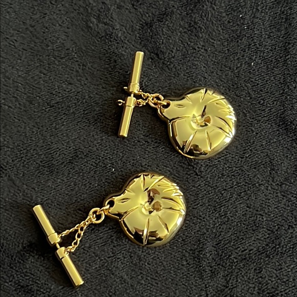 Chloe Gold Starburst Earrings - Picture 9 of 9